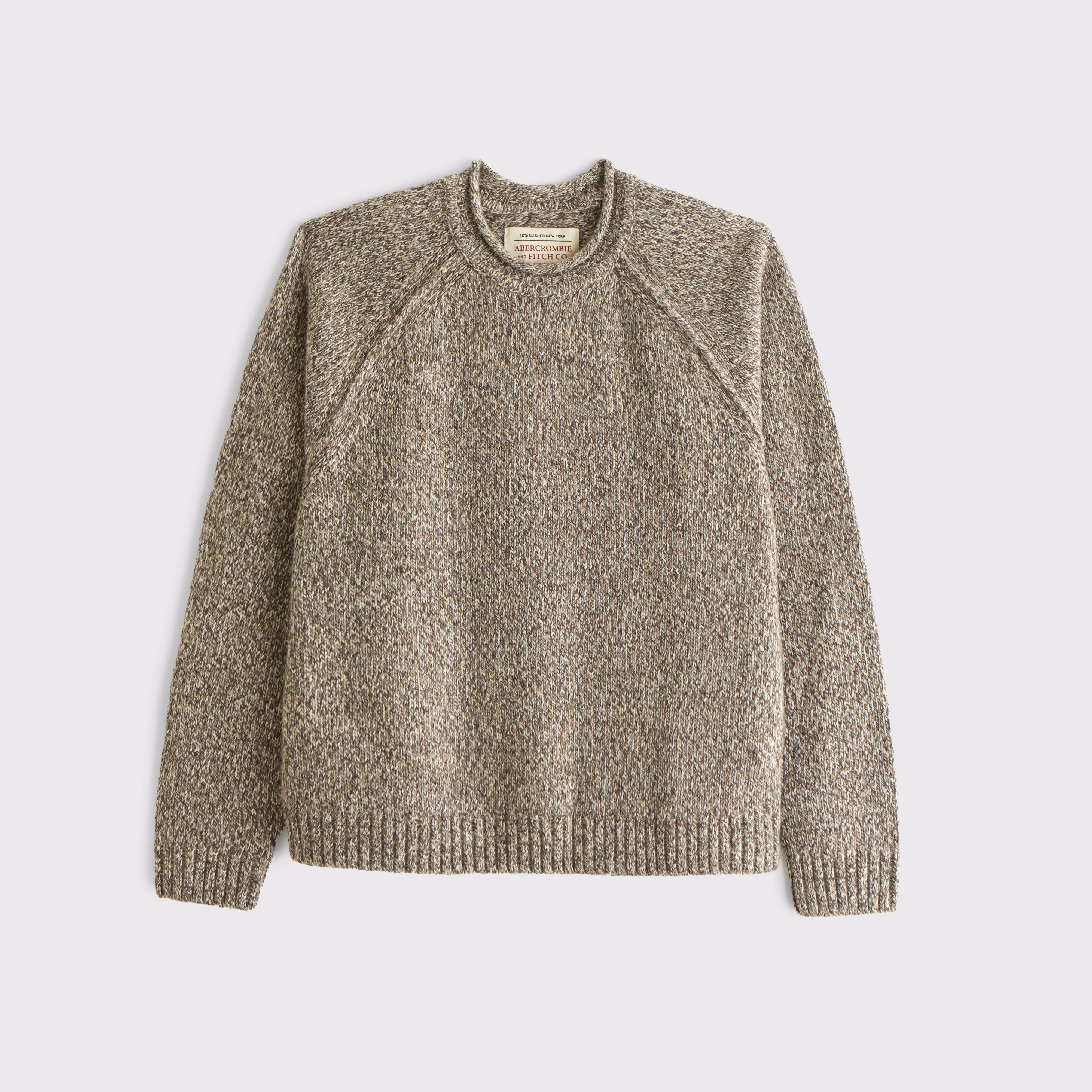 Men's Rollneck Crew Sweater | Men's Tops | Abercrombie.com | Abercrombie & Fitch (US)