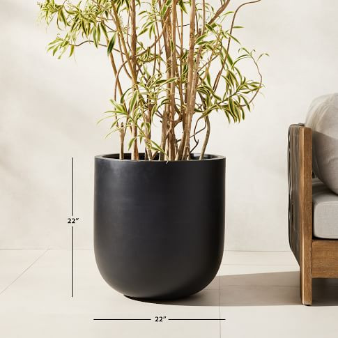 Radius Ficonstone Indoor/Outdoor Planters | West Elm (US)