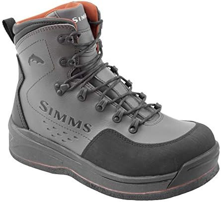 Amazon.com : Simms Freestone Felt Sole Wading Boots, Felt Bottom Fishing Boots, Gunmetal, 12 : Sp... | Amazon (US)