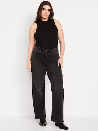 High-Waisted Wow Wide-Leg Jeans | Old Navy (US)