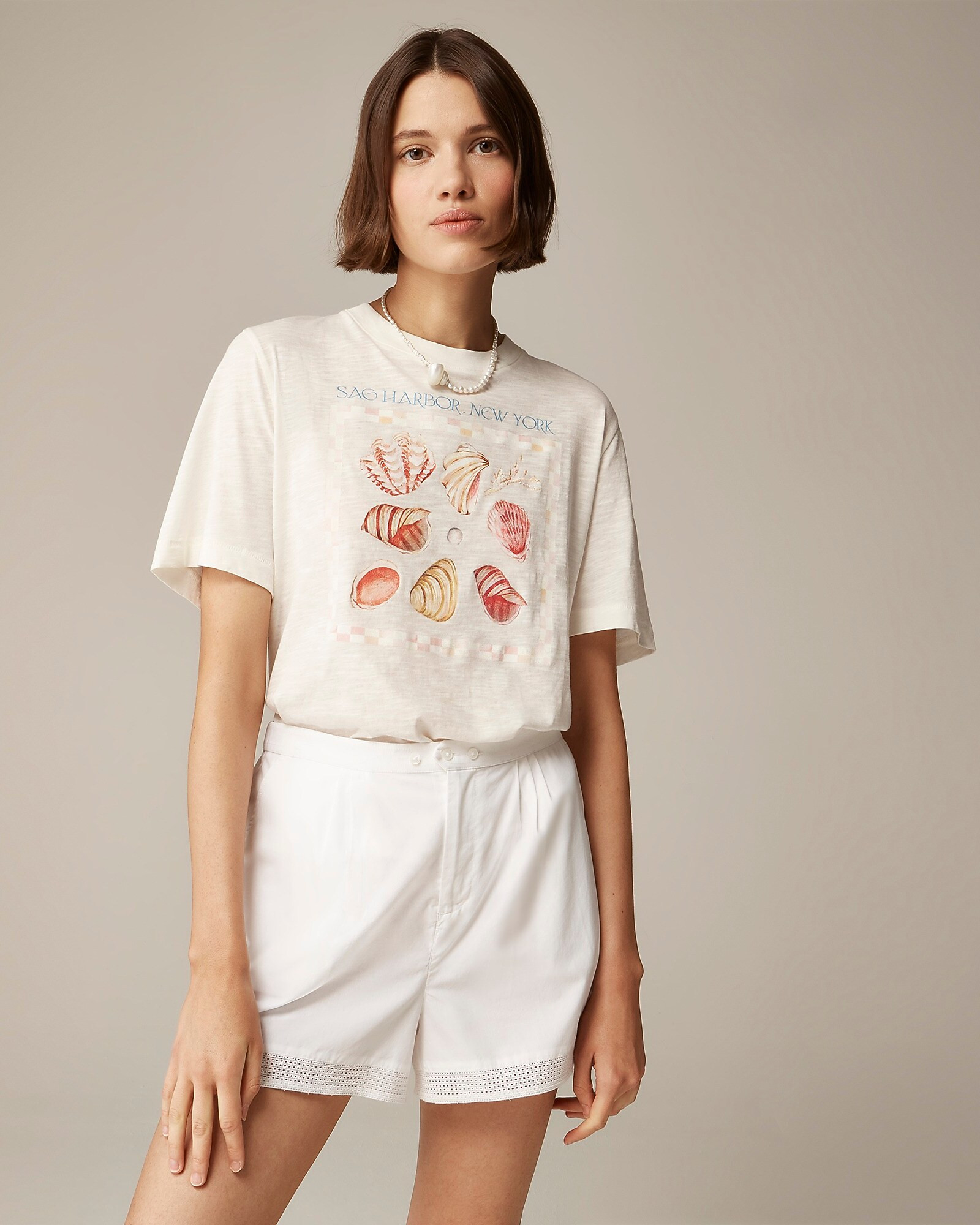 Relaxed-fit "Shell" graphic T-shirt | J. Crew US