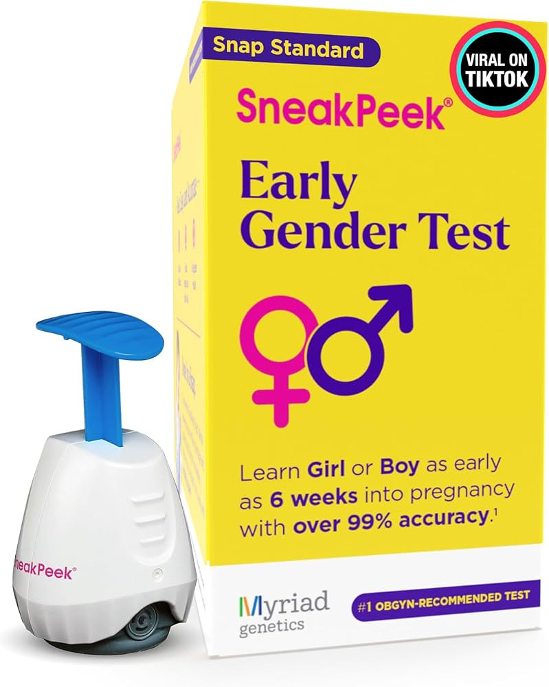 SneakPeek® - Early Gender Test Kit - Fast Results - Over 99% Accurate¹ DNA Gender Prediction - ... | Amazon (US)
