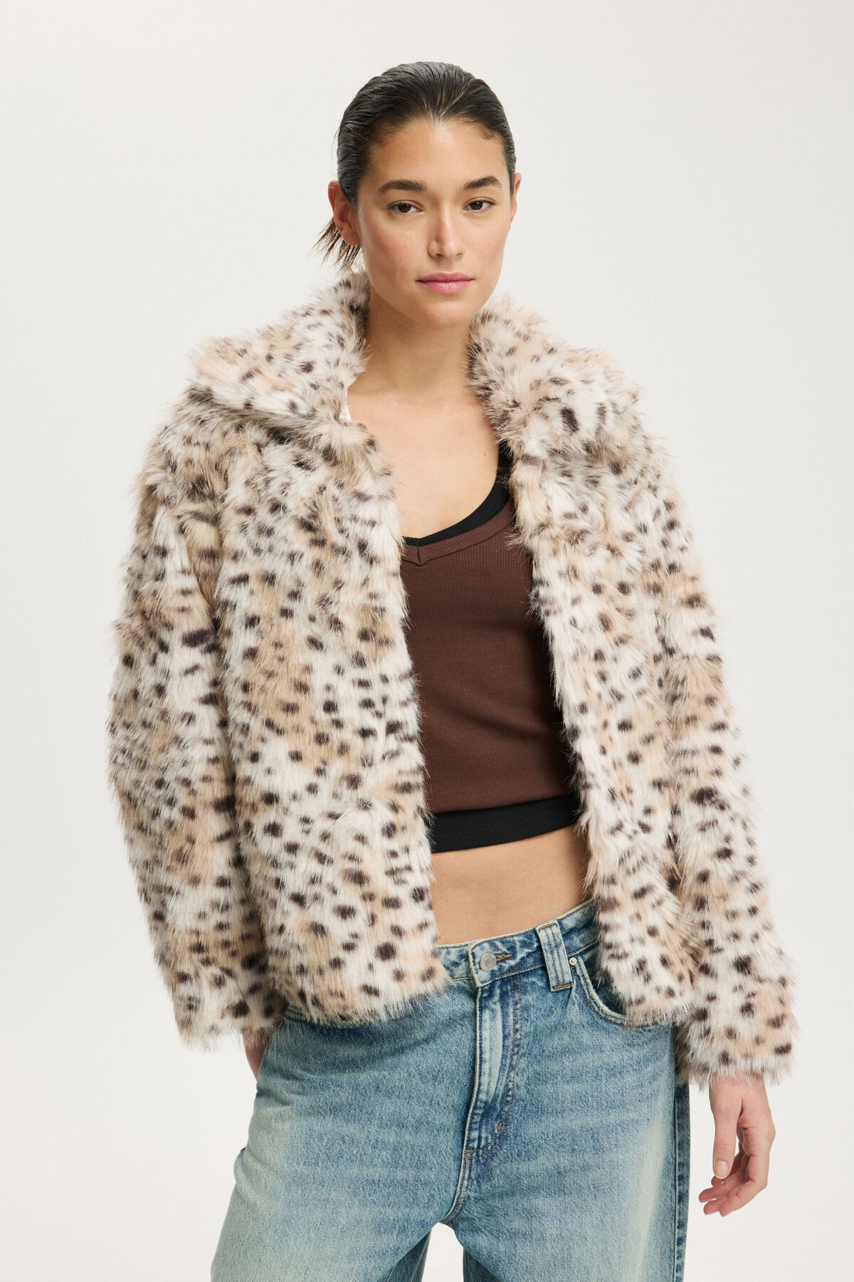 Mimi Faux Fur Jacket | Cotton On (UK)