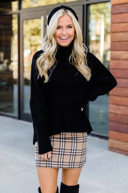 If You'll Love Me Black Sweater | The Pink Lily Boutique