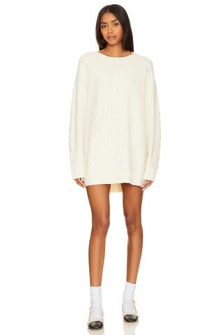 Show Me Your Mumu Canyon Tunic in Cream Fuzzy Knit from Revolve.com | Revolve Clothing (Global)