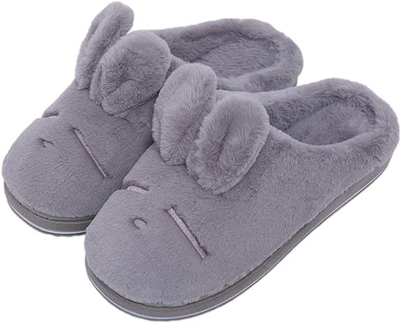 Asche Women's Soft Memory Foam Slippers Indoor&Outdoor House Shoes Fluffy Faux Fur Slippers | Amazon (US)