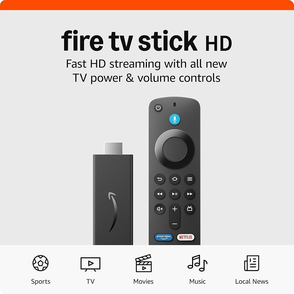 Amazon Fire TV Stick HD (newest model), free and live TV, Alexa Voice Remote, smart home controls... | Amazon (US)