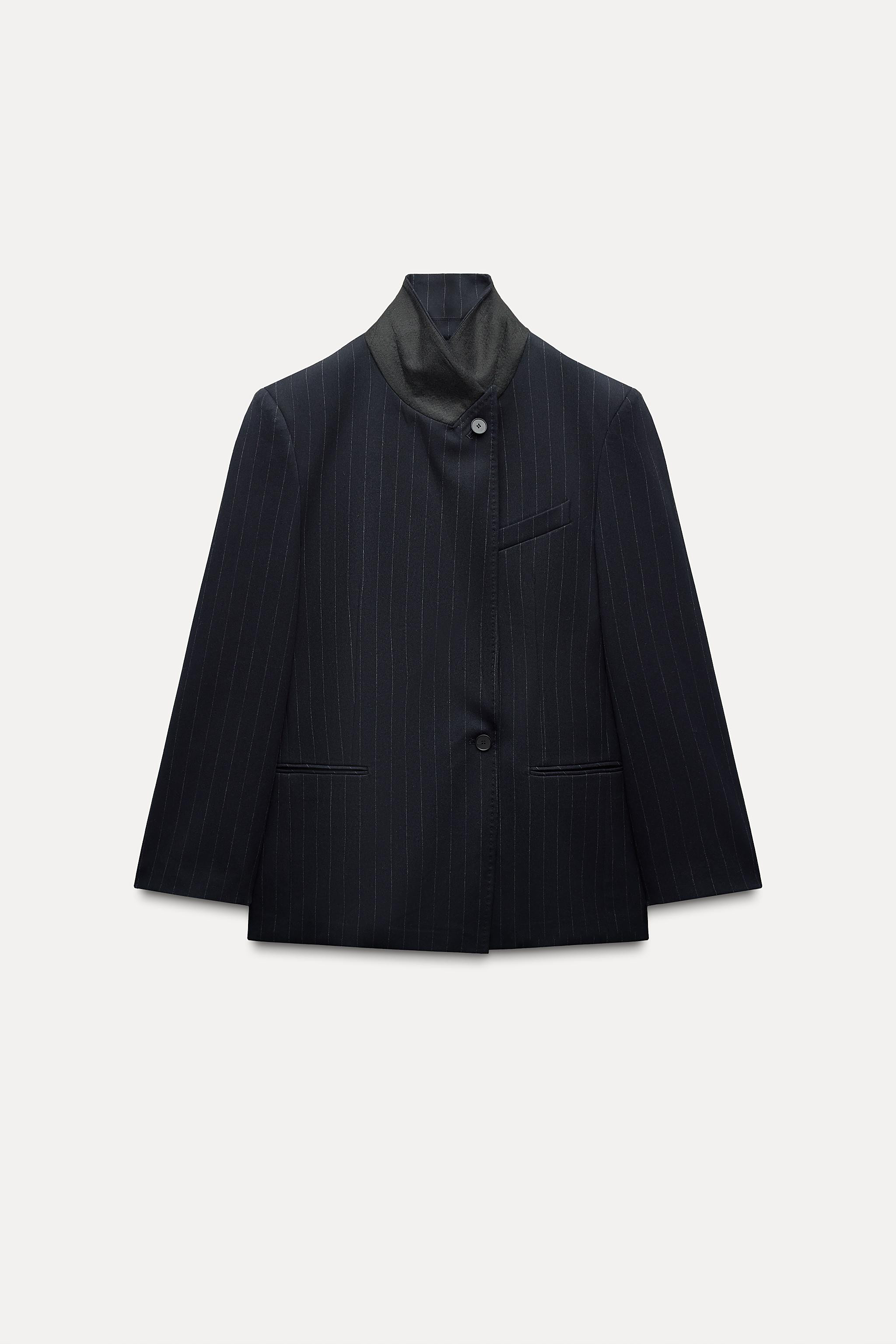 OVERSIZED PINSTRIPE BLAZER | Zara US