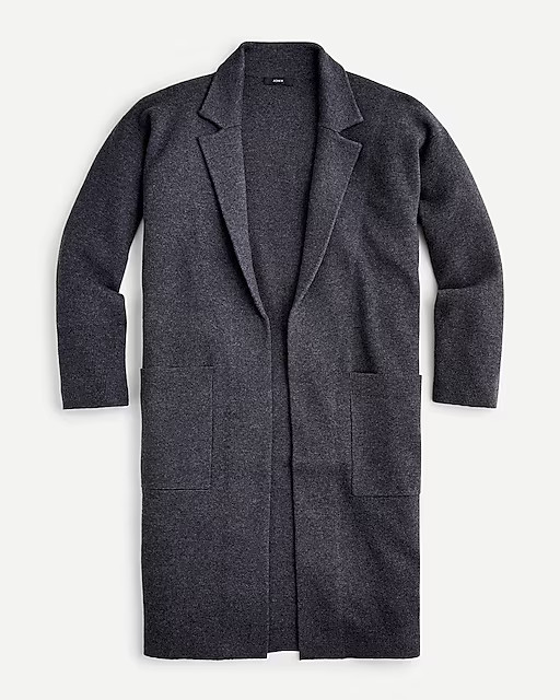 Ella open-front long sweater-blazer | J. Crew US