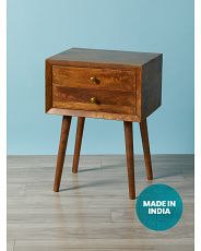 MADE IN INDIA
25in Wood 2 Drawer Bedside Table With Usb Ports
$99.99  Compare At $130 
help
You’re s | HomeGoods