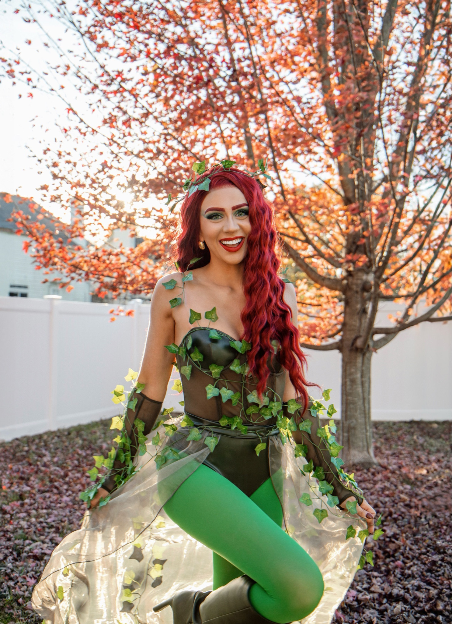 Poison Ivy Halloween costume. 

#LTKSeasonal #LTKFindsUnder100 #LTKHoliday