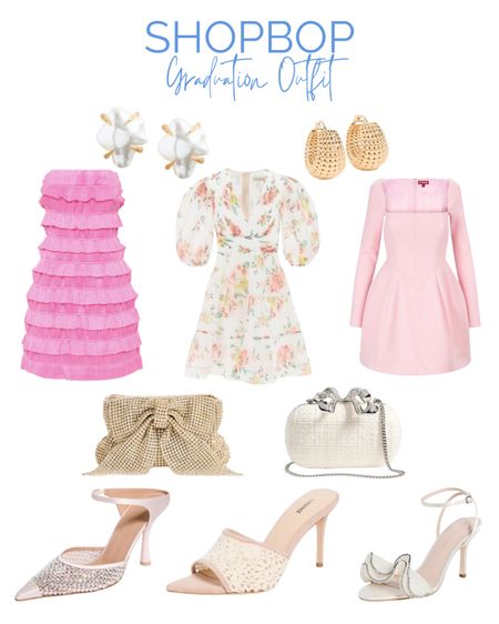 Grad glam with a touch of pink!  Loving these mini dresses and heels from Shopbop. #GraduationOutfit #Shopbop #Graduation #GraduationDresses #GraduationShoes #GraduationBags #Pink #PinkDresses  #Heels



#LTKshoecrush #LTKitbag #LTKstyletip