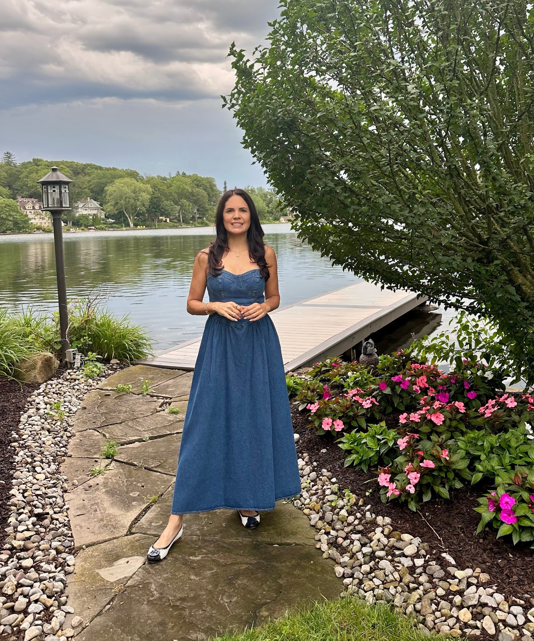 Denim bustier maxi dress from @commense.official 

#LTKOver40 #LTKFindsUnder100 #LTKSeasonal