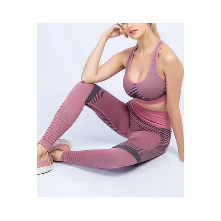 Women High Waist Bra Long Pant Activewear | Walmart (US)
