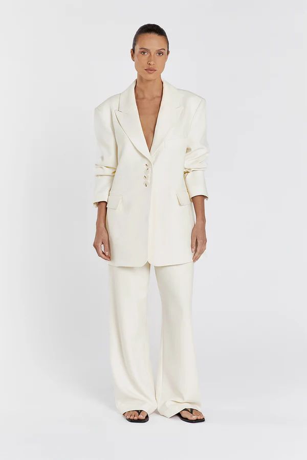 CAREY CREAM BLAZER | DISSH