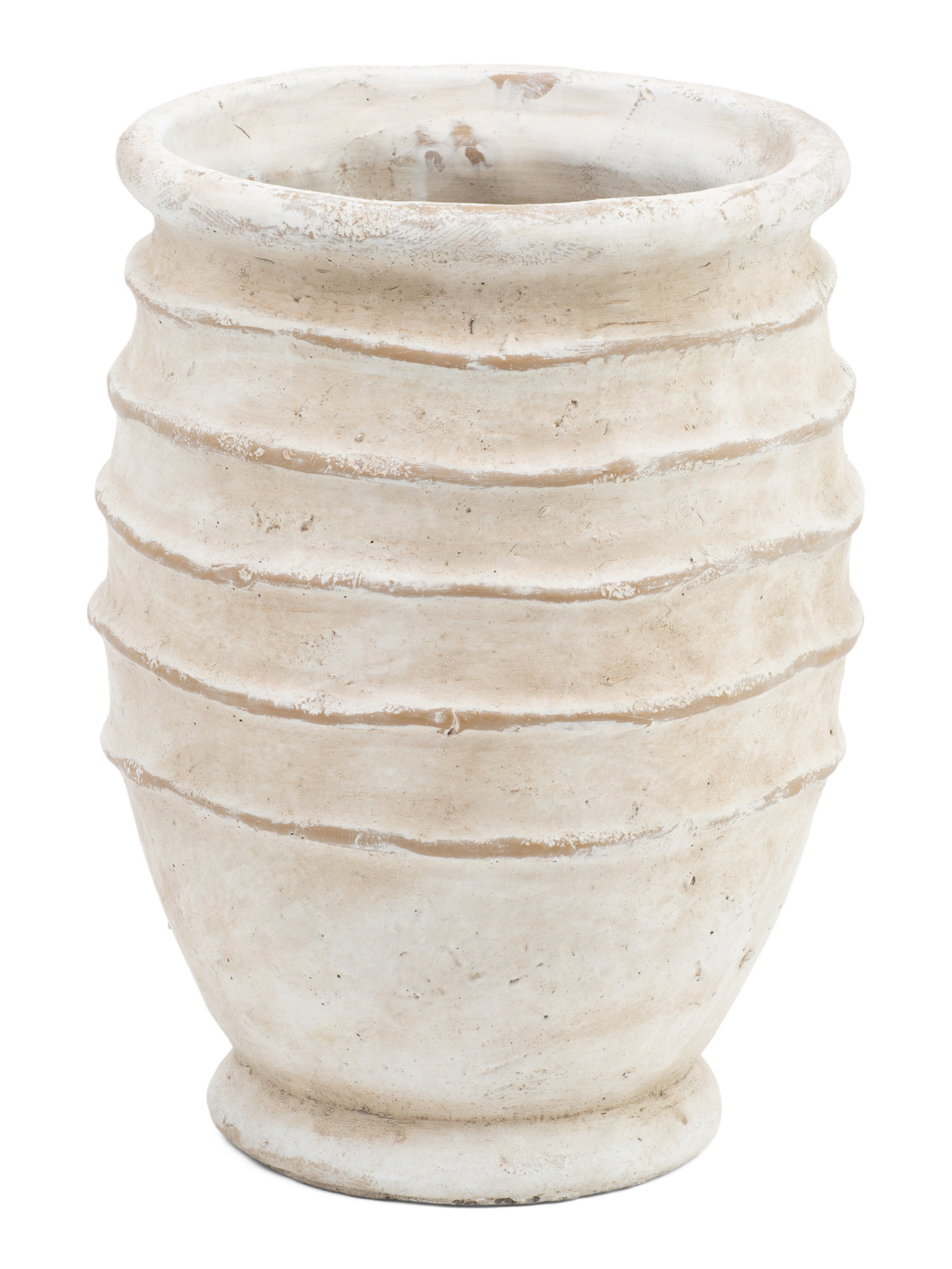 13 Sand And Cement Earthy Ridged Indoor Planter Vase | Mother's Day Gifts | Marshalls | Marshalls