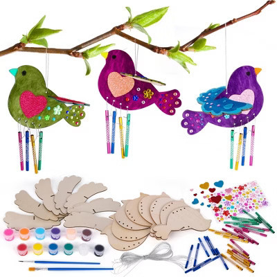 ArtCreativity DIY Wind Chime Activity Kit for Kids (8 Pack) | Target