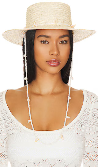 Boater in Seashells | Revolve Clothing (Global)