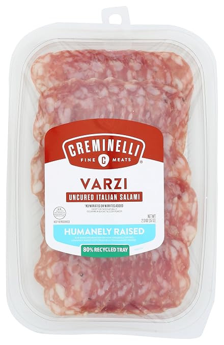 Creminelli - Italian Artisan Handcrafted Fine Meats, Sliced Varzi Salami, 2.2 Ounce | Amazon (US)