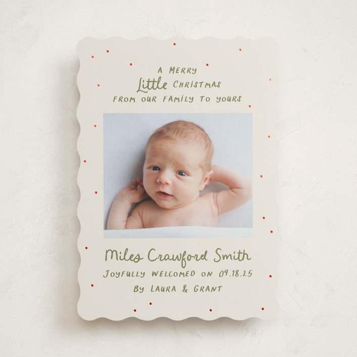 Holiday Birth Announcement Cards | Minted