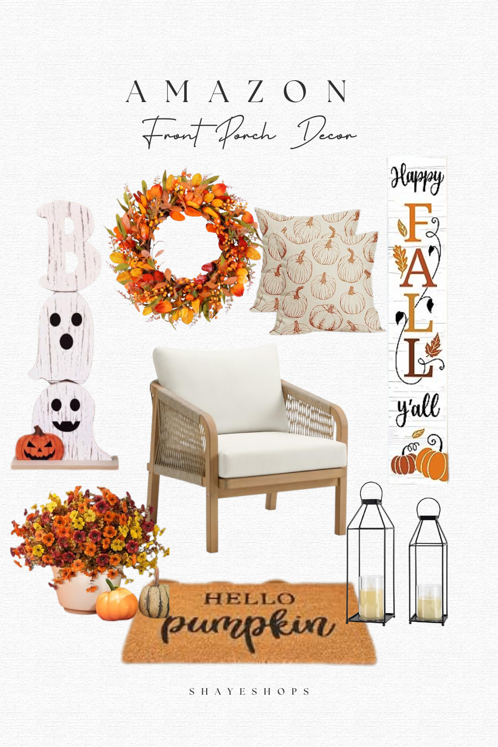 Get your porch ready for fall! Check out these cozy and festive decorations #falldecor #porch #autumn 

 #LTKSeasonal #LTKHome