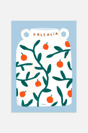 Vase Valencian Poster | H&M (UK, MY, IN, SG, PH, TW, HK)