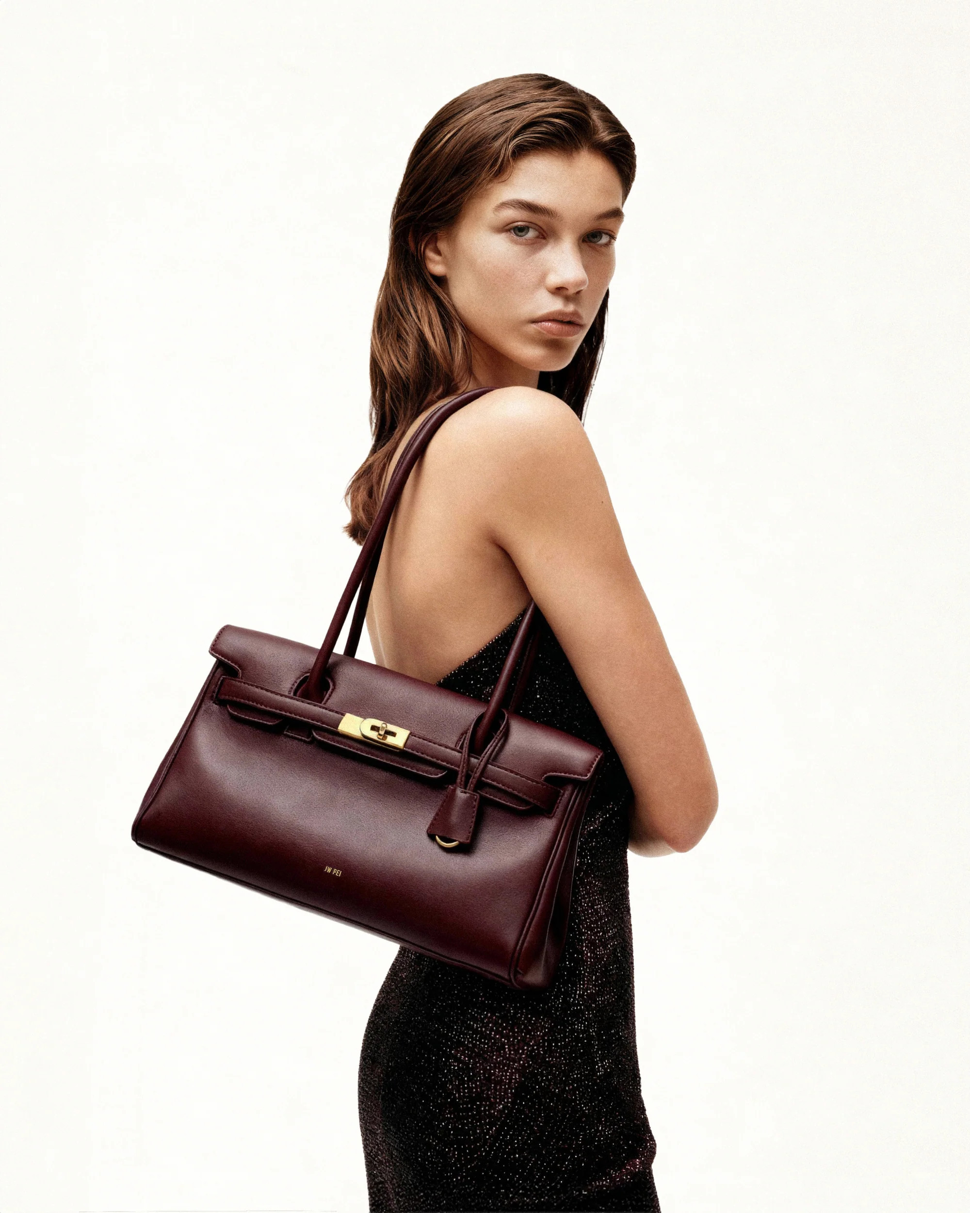 Yara Shoulder Bag - Deep Burgundy | JW PEI US