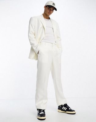 Sixth June oversized suit set in white | ASOS (Global)