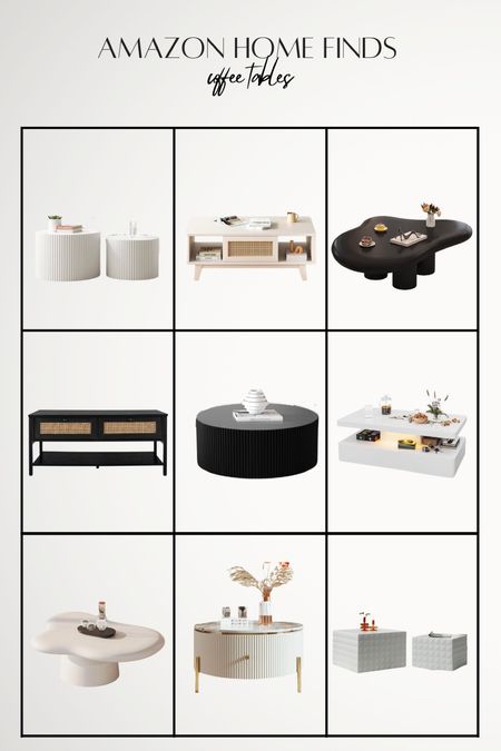 Chic coffee tables from Amazon! 

#LTKstyletip #LTKhome