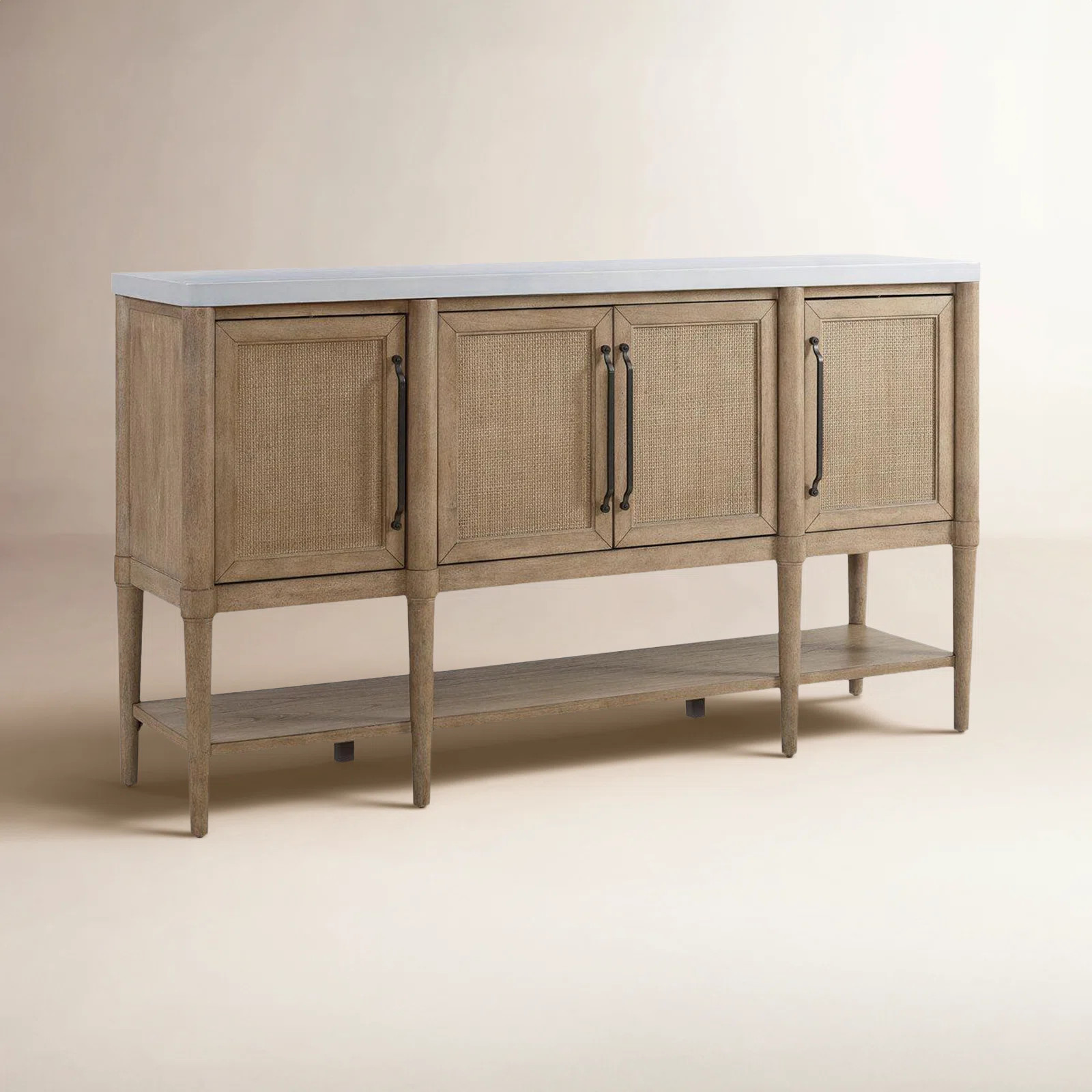Dana Heights 38.75" 4-Door Server W/ Cement Top | Birch Lane