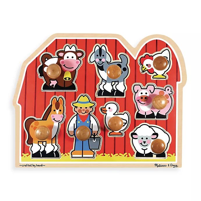 Melissa & Doug® Farm Jumbo Knob Puzzle | buybuy BABY