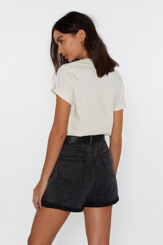 Wash Your Words High-Waisted Denim Shorts | NastyGal (US & CA)