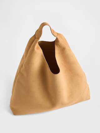 Vegan Suede Slouchy Tote Bag | Gap (US)