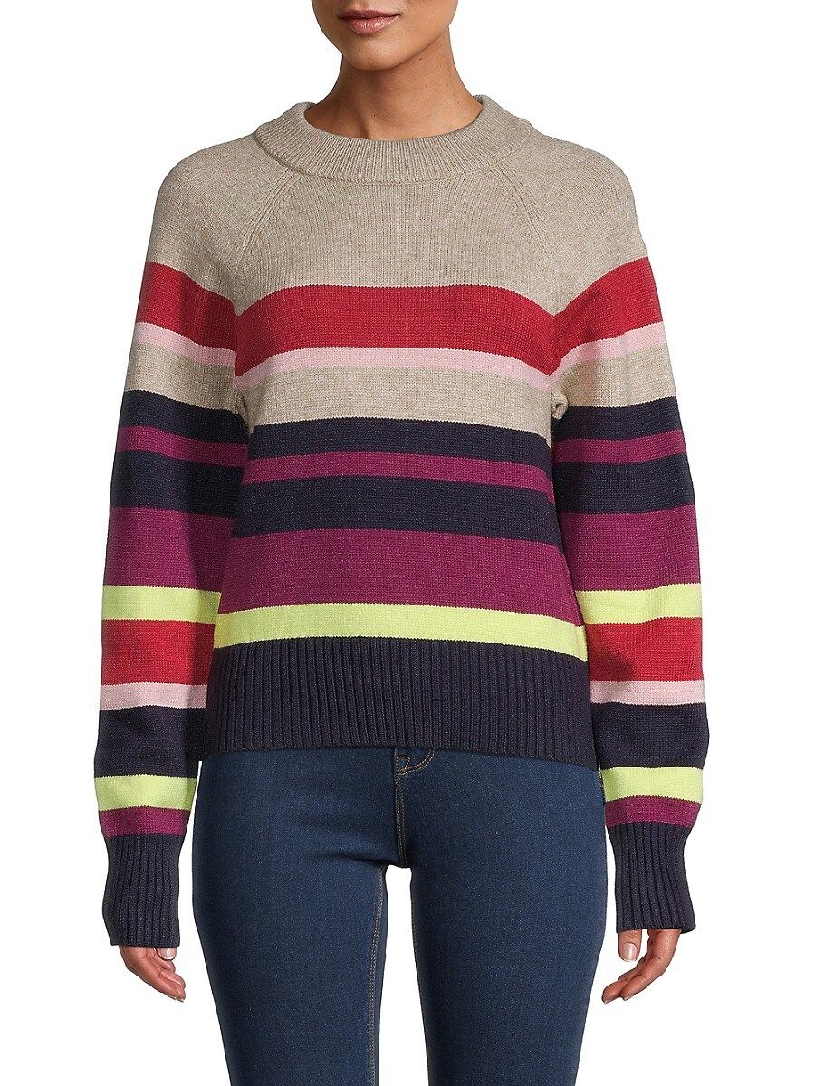 Lea & Viola Women's Striped Sweater - Size L | Saks Fifth Avenue OFF 5TH