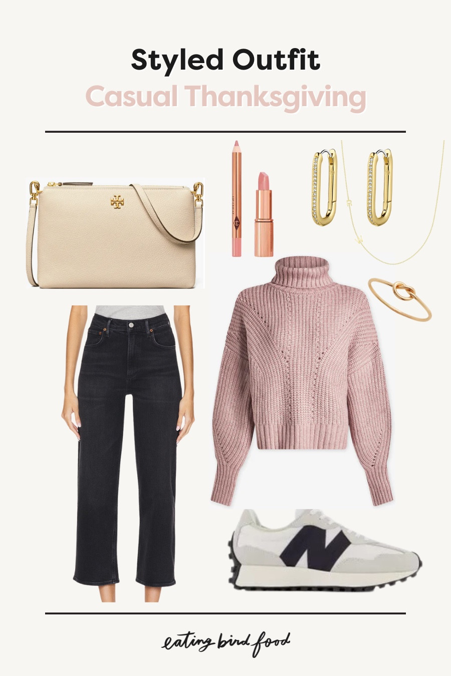 Keeping it comfy and chic for Thanksgiving! 🍂🍁 This casual look features my favorite AGOLDE jeans paired with a cozy Varley sweater – perfect for a laid-back holiday vibe. Add some cute accessories and comfy sneakers to complete the look! #ThanksgivingOutfit #CasualStyle #FallFashion #AGOLDE #VarleySweater 

 #LTKHoliday #LTKSeasonal #LTKStyleTip
