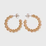 Gold Twisted Hoop Earrings - A New Day™ Gold | Target