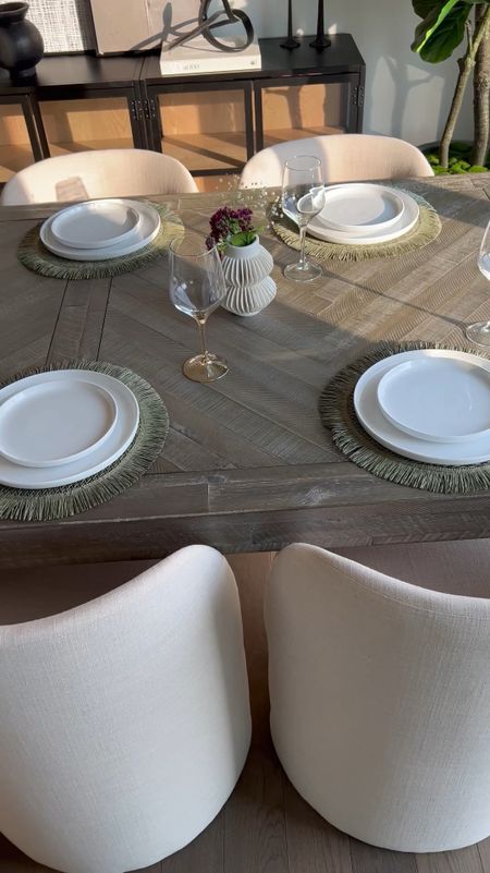 Hello, lovely! 💕 Let's talk dining room vibes. My choice for dining chairs is the stunning Linen color, and I've got the whole look ready for you below. 👇🏾

You'll find links to all my dining room decor and lighting essentials down there. But, the real stars of the show are my beloved Begonia Dining Chairs from Wayfair. 

#LTKMostLoved

#LTKstyletip #LTKsalealert #LTKhome