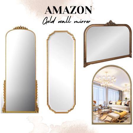 Beautiful designer inspired mirrors @amazon , designer looks for less , wall mirror, floor mirror , mirror , home decor 

#LTKsalealert #LTKSeasonal #LTKhome