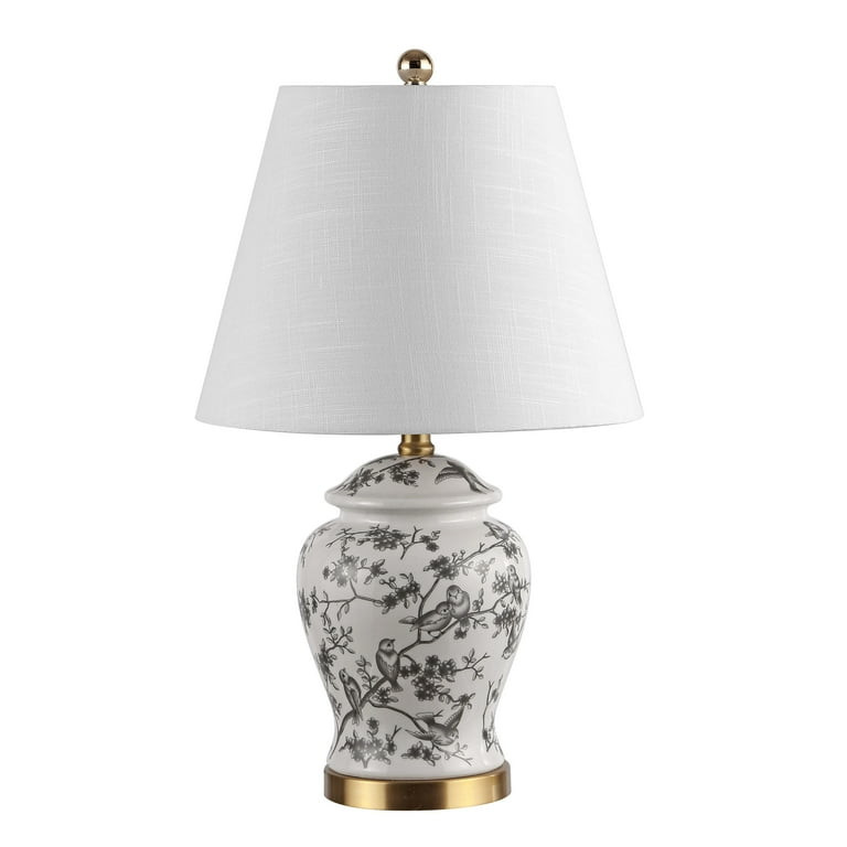 JONATHAN Y Penelope 22" French Country Cottage Ceramic/Iron Chinoiserie Ginger Jar LED Table Lamp... | Walmart (US)