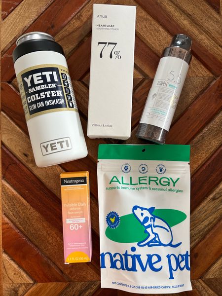 My Amazon prime day orders are starting to come in.

Stocked up on some favorite toners, trying a new spf serum, got some allergy chews for the pups and a yeti rambler slim for all the summer seltzers to be had.

#dogs #yeti #seltzercan #facetoner #beautyproducts

#LTKbeauty #LTKunder50