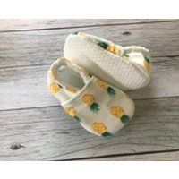 Yellow Pineapple Baby Shoes  Size 018 Months | Etsy (US)