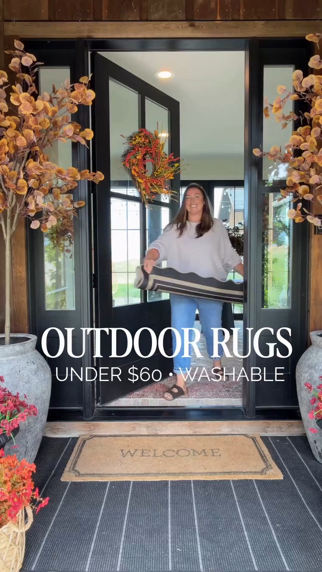 A little outdoor refresh can make such a difference without requiring a big budget. 🤎✨

I’m always a fan of finds that look beautiful but can actually handle real everyday life, and these washable rugs check both boxes.

They’re an easy way to add warmth and personality to a porch, patio, balcony, or outdoor seating area while keeping things practical and easy to clean.

And the fact that every one of these is under $60? Definitely worth a look. 🏡✨

#LTKHome #LTKSeasonal #LTKmomlife