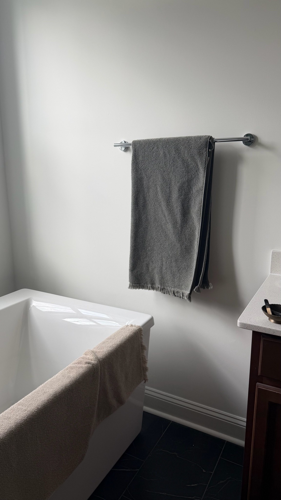 The easiest way to make your bathroom feel a little more elevated 🤎 These Target Casaluna towels have the prettiest textured edge, feel luxe and spa-like, and are such a good price point. A small upgrade that makes an everyday space feel intentional ✨

#LTKHome
