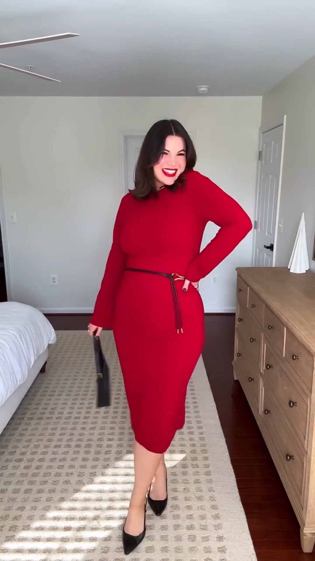 Midsize holiday outfit for an office party! 

Sizes:
Dress / shapewear / bralette : size xl Heels : 9.5 


#LTKHoliday #LTKMidsize #LTKootd