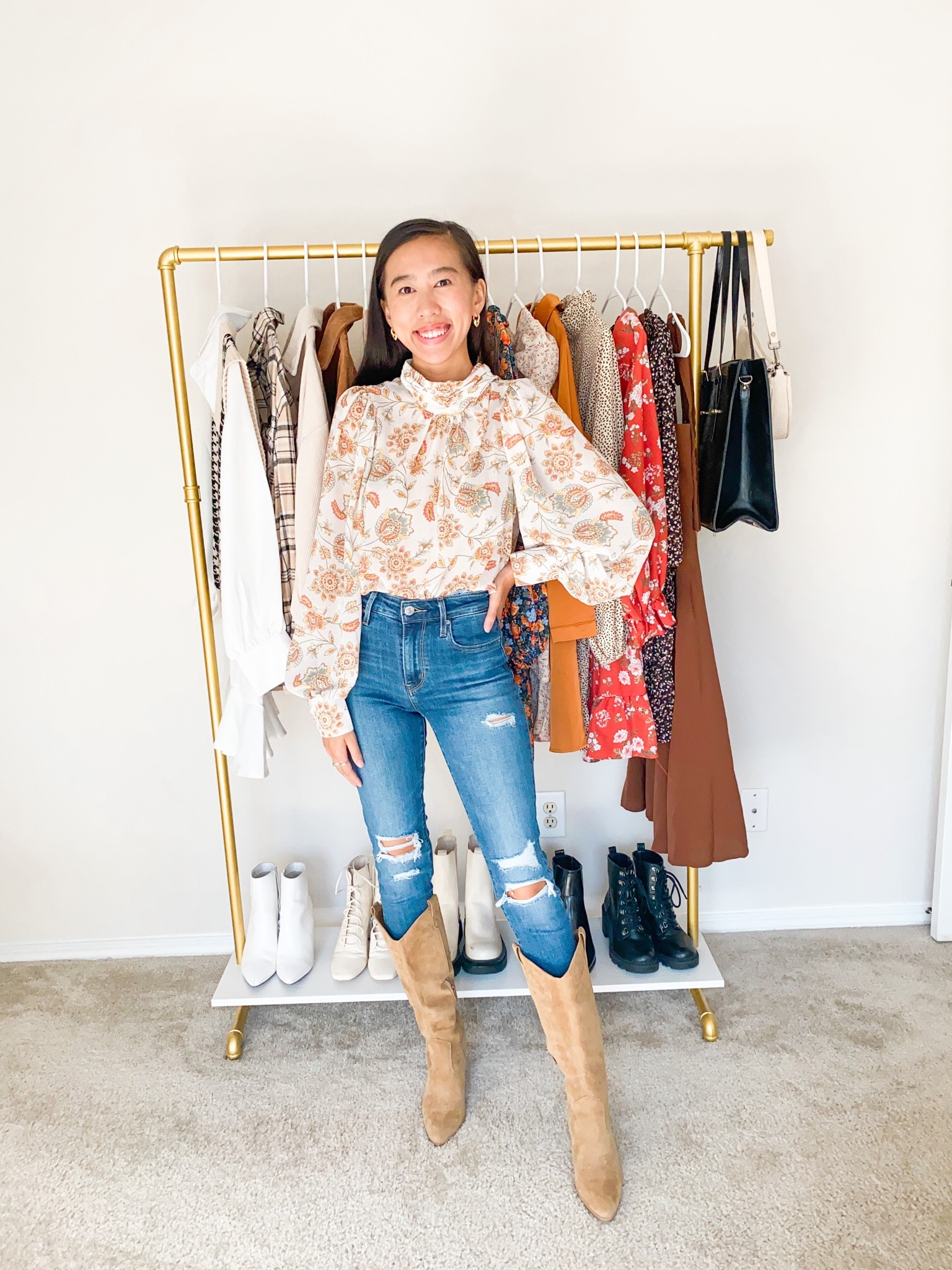 Top (XS), jeans (25), Amazon fashion, fall fashion, cowboy boots, western boots, Levi’s jeans, fall outfit, fall style 

#LTKunder50 #LTKSeasonal #LTKshoecrush