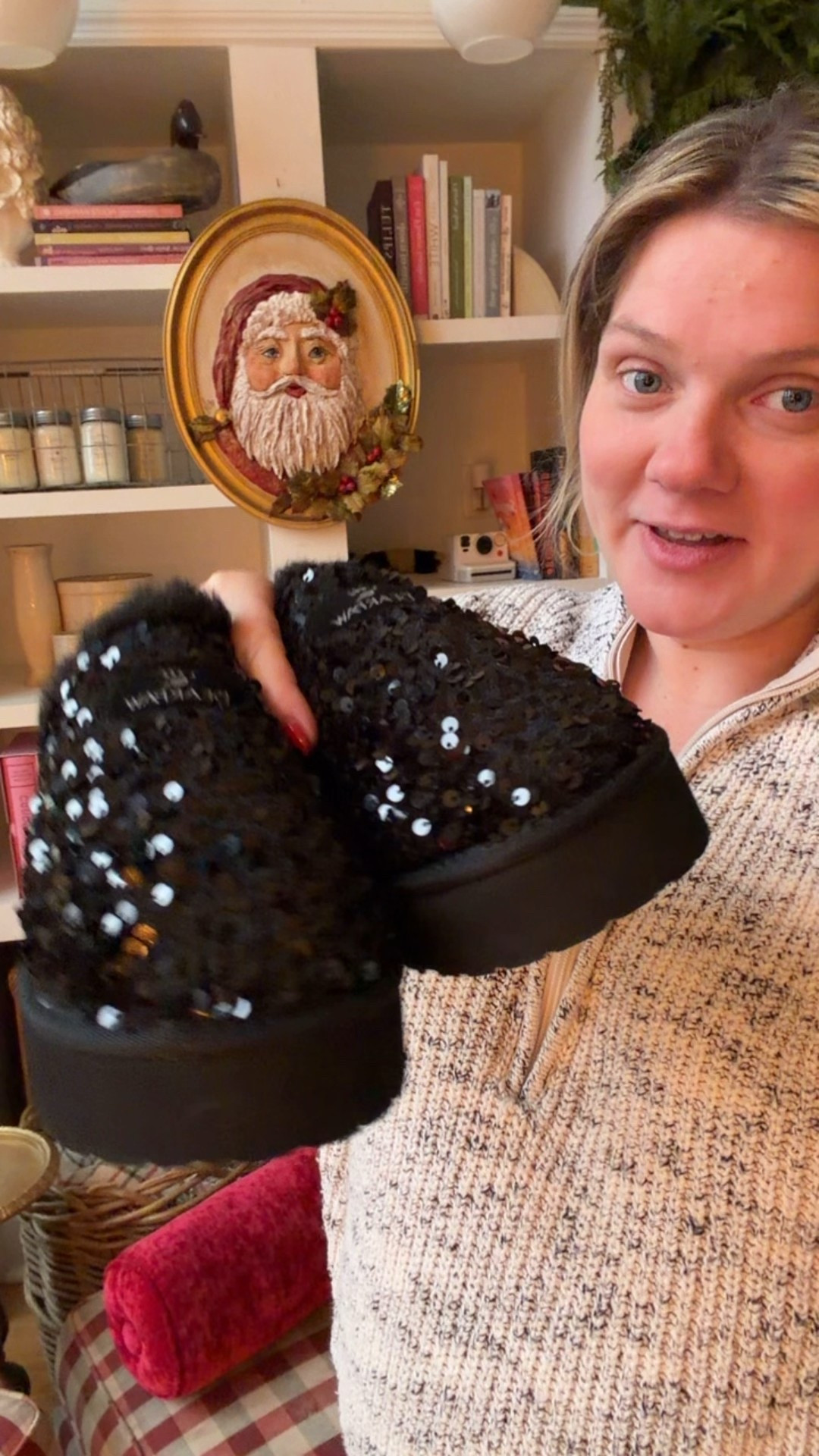 @hsn has lots of gift ideas that are guaranteed delivery in time to be under the tree!! Including these Bear Paw slipper!! TTS  The glam is fabulous 😍 new customer code HSN2025 #ad #hsninfluencer #lovehsn 

#LTKGiftGuide #LTKHoliday #LTKFindsUnder50