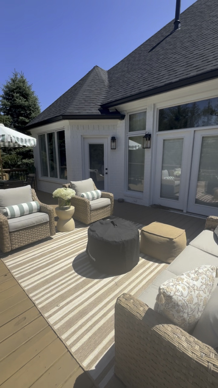 Summer backyard patio inspo! From target and Amazon! 

Summer home 
Home decor 
Furniture 
Patio 
Back porch 

#LTKSeasonal #LTKHome #LTKStyleTip