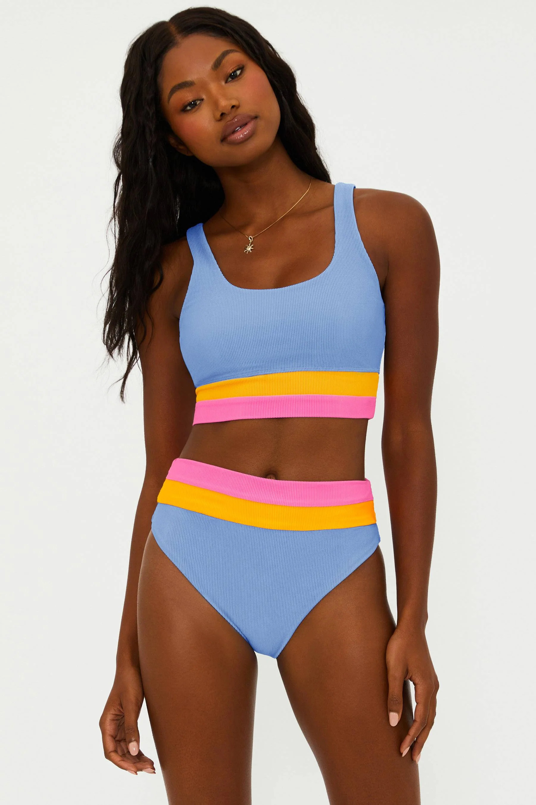 Mackenzie Top Daydreamer Colorblock | Bikini Top | Beach Riot | Beach Riot