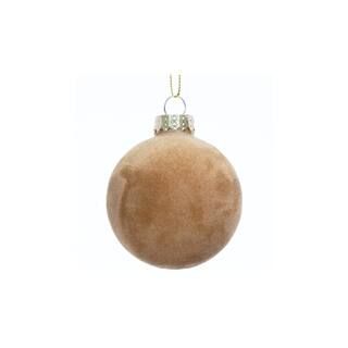 8ct. 2.5" Gold Flocked Glass Ball Ornaments by Ashland® | Michaels | Michaels Stores
