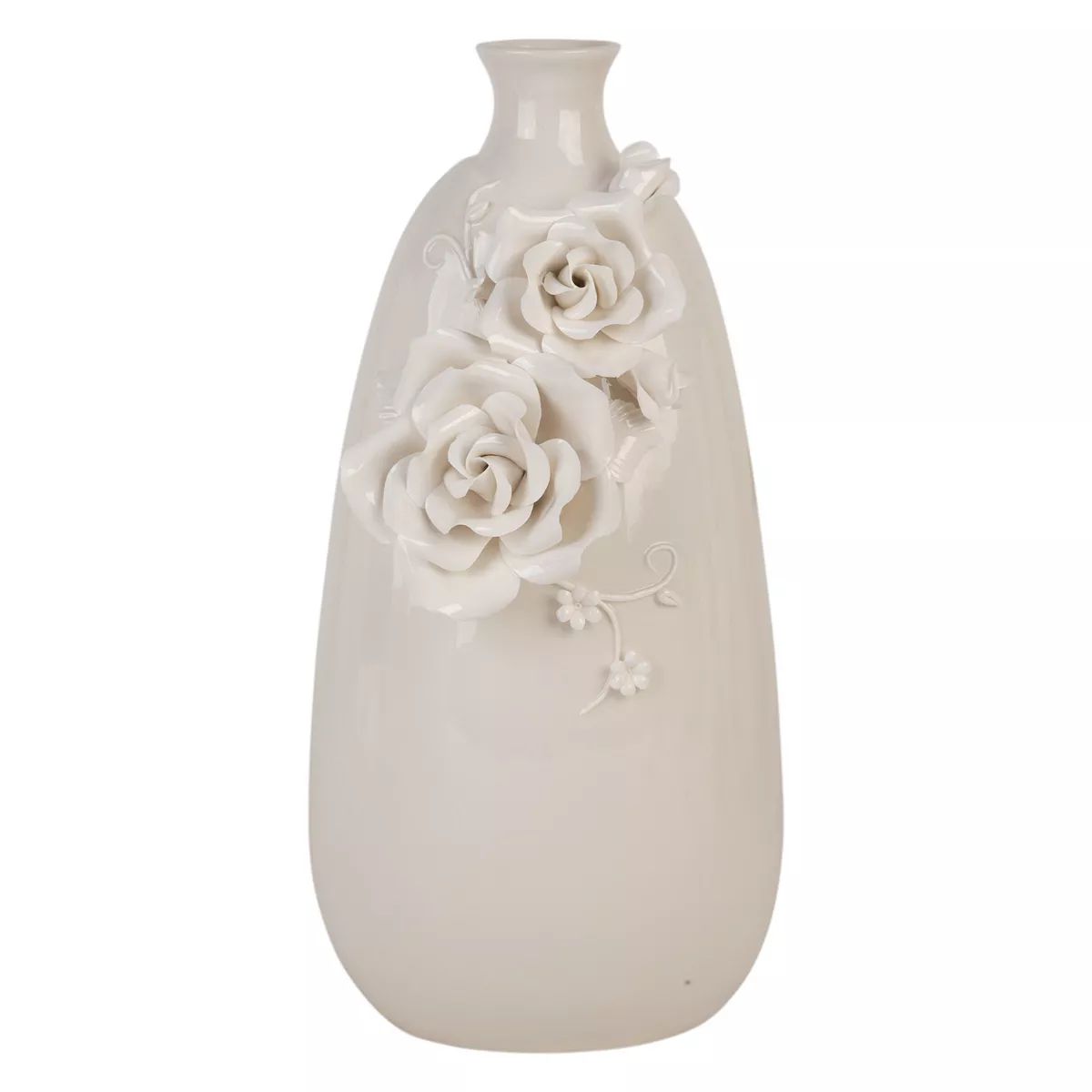 Home Essentials Appliqued Rose Vase Table Décor | Kohl's